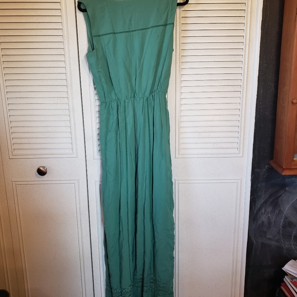 Matilda Jane Green Maxi Dress NWT M - Picture 2 of 11